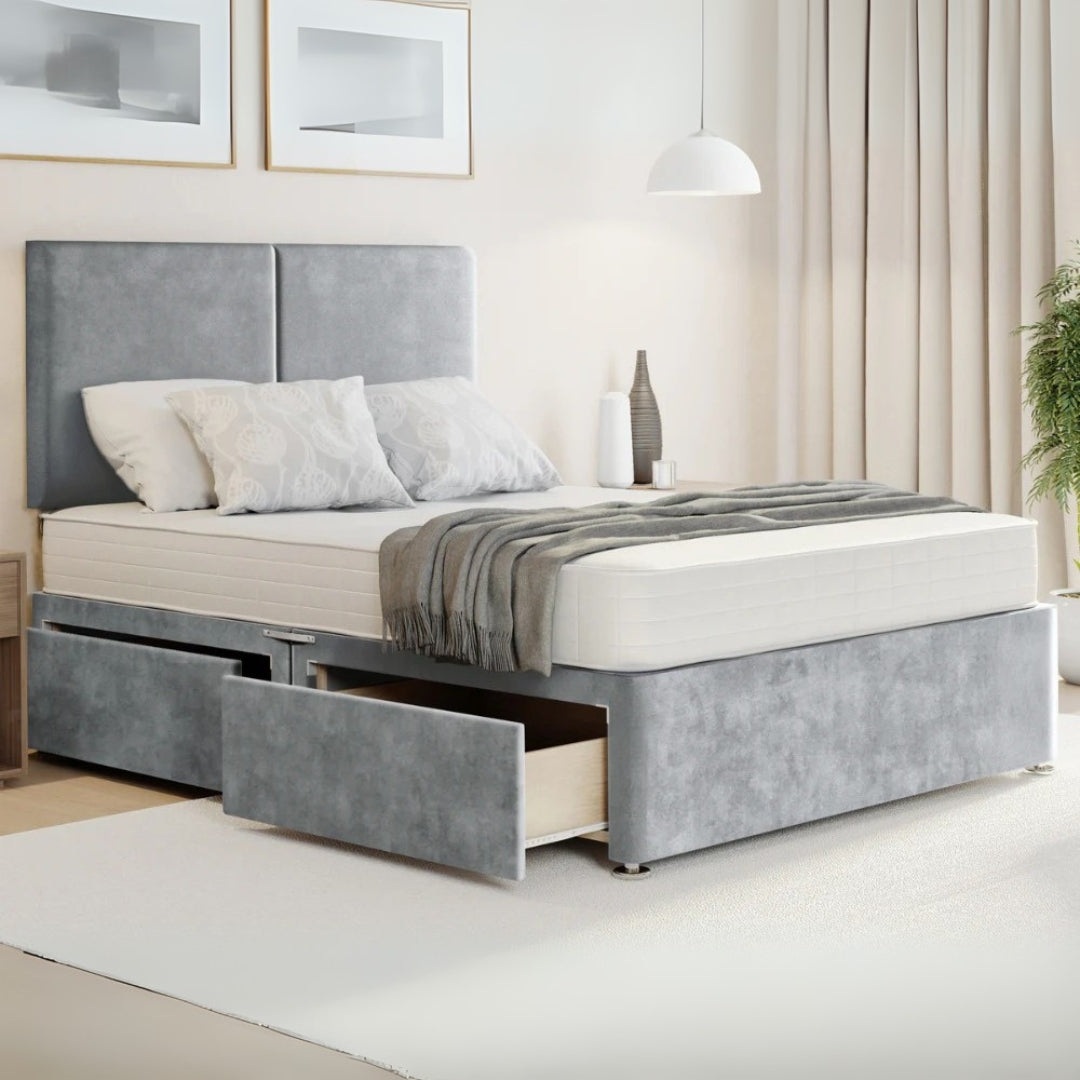 Arlo Velvet Divan Bed