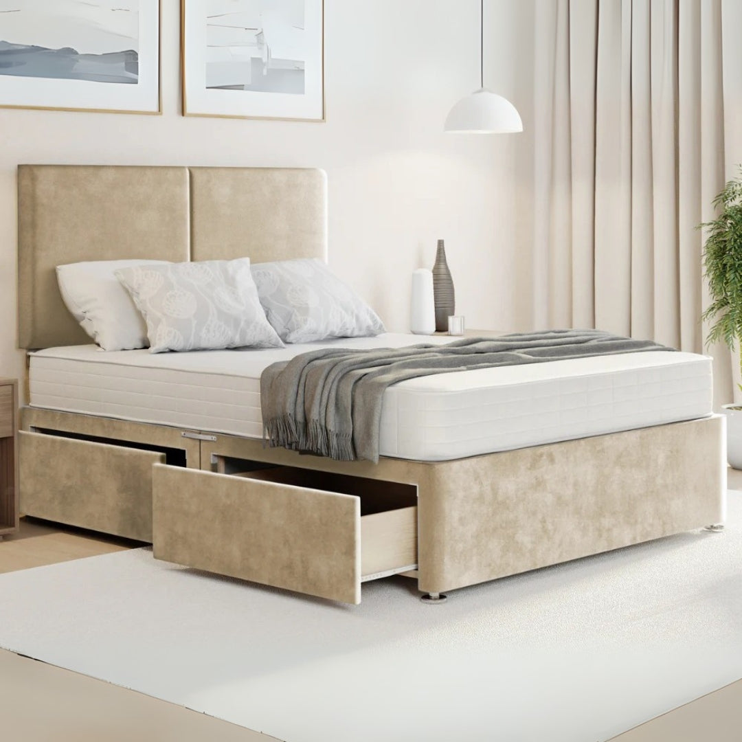 Arlo Velvet Divan Bed Frame