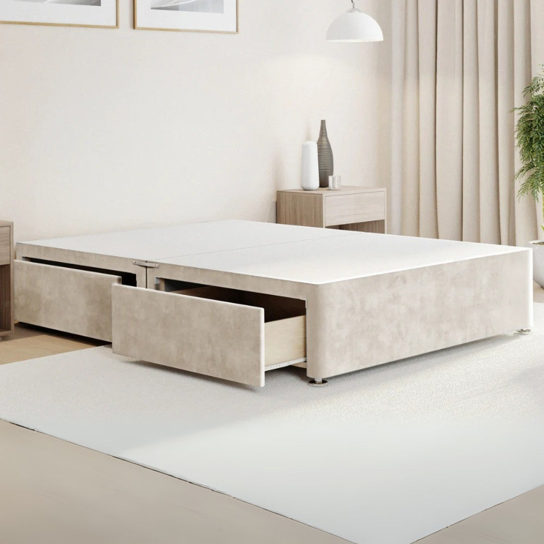 Orion Divan Bed Base With Side Drawers
