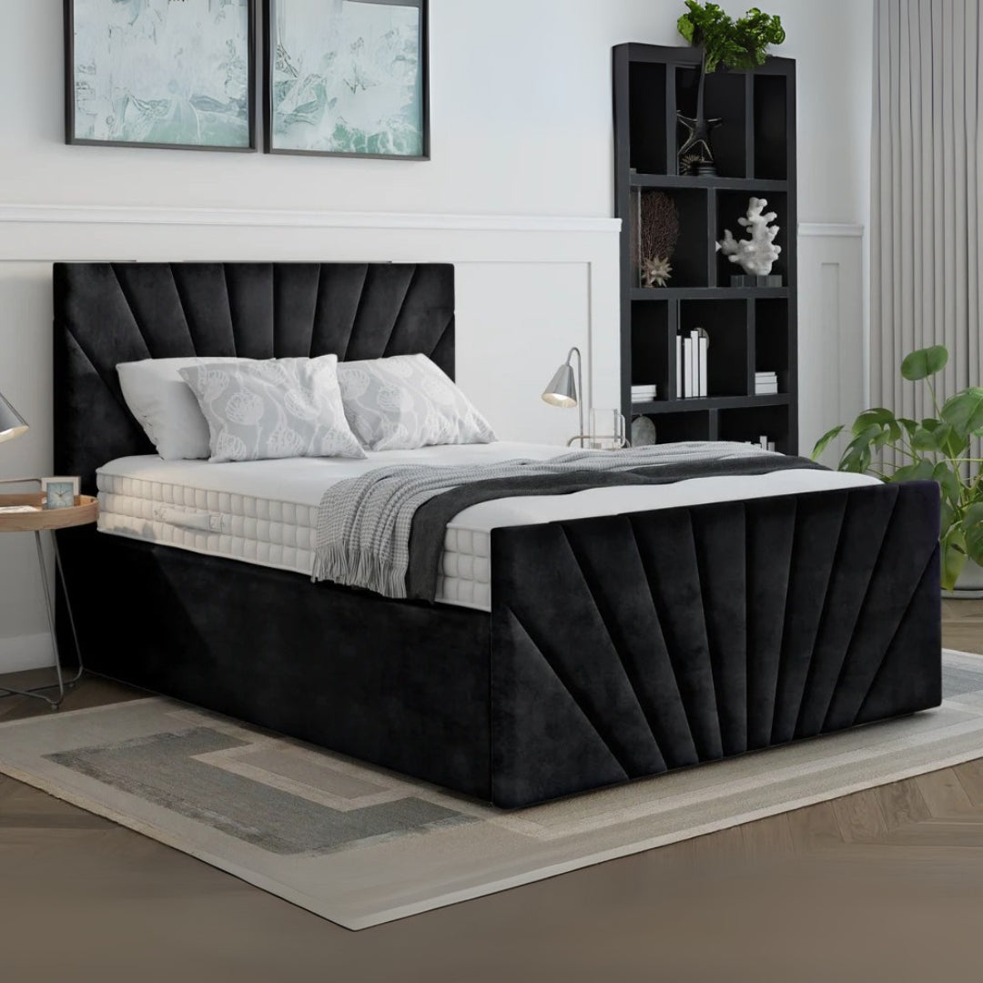 Windsor Haven Bed Frame With Gaslift Ottoman Storage