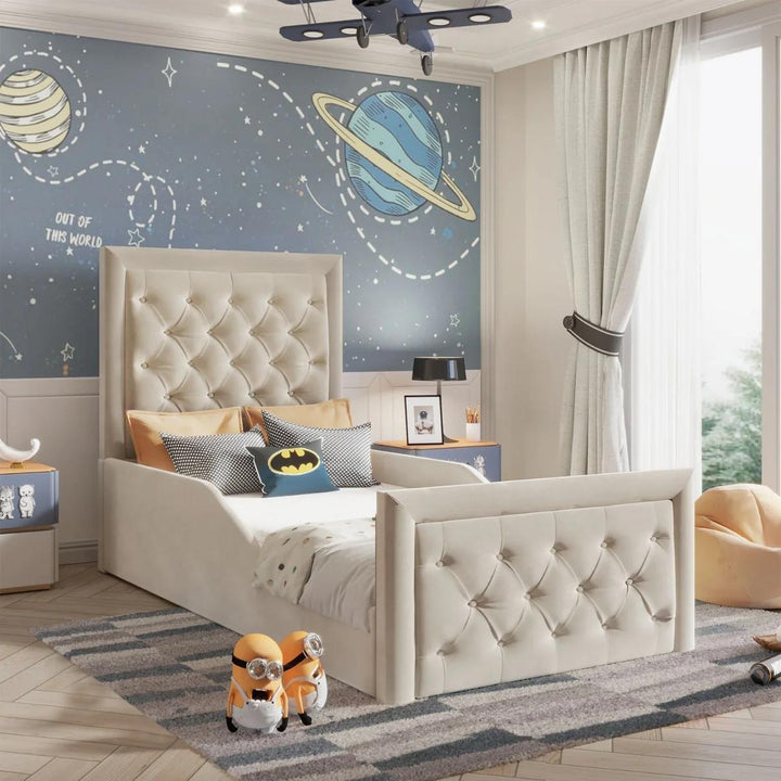 bed frame with storage