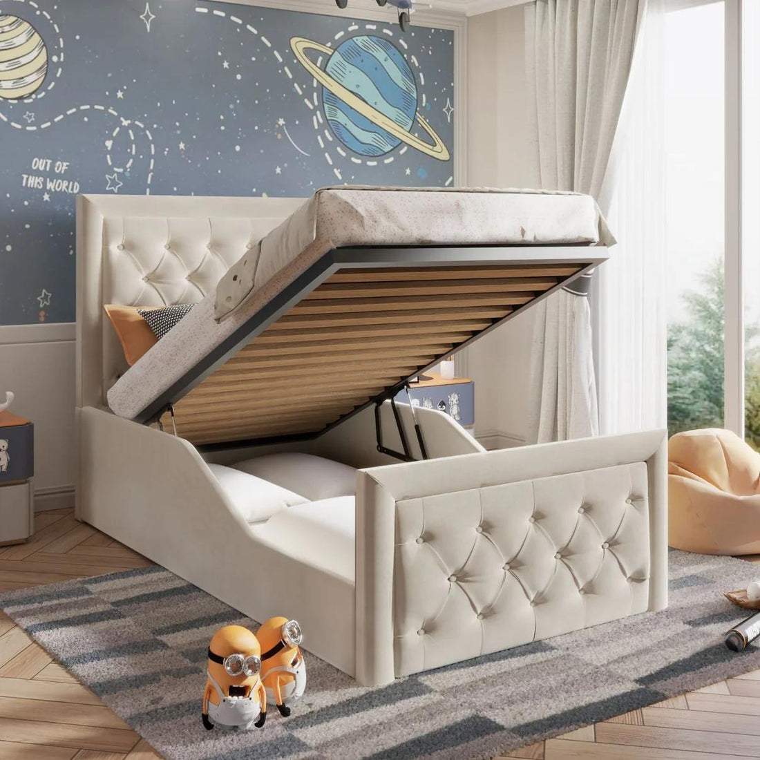 bed frame with storage 2