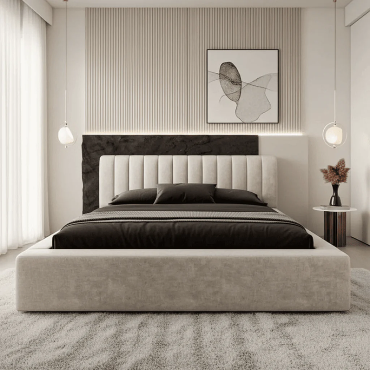 double bed and frame 1
